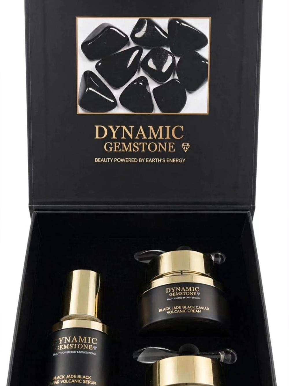 Black Jade Volcanic Face Mask - Black